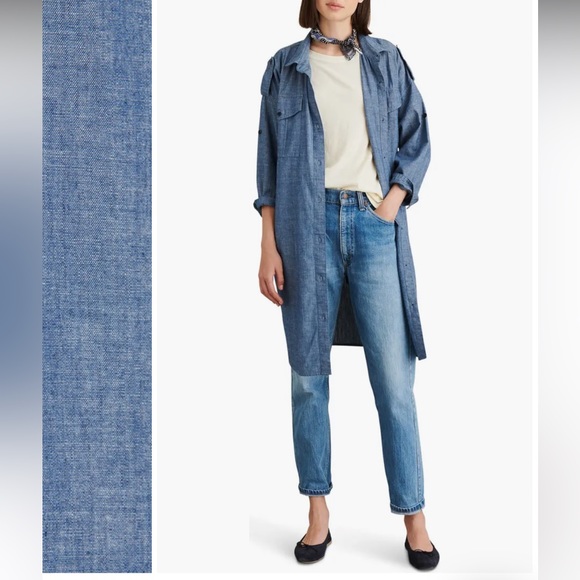 Alex Mill Military Chambray Shirtdress - Picture 2 of 5